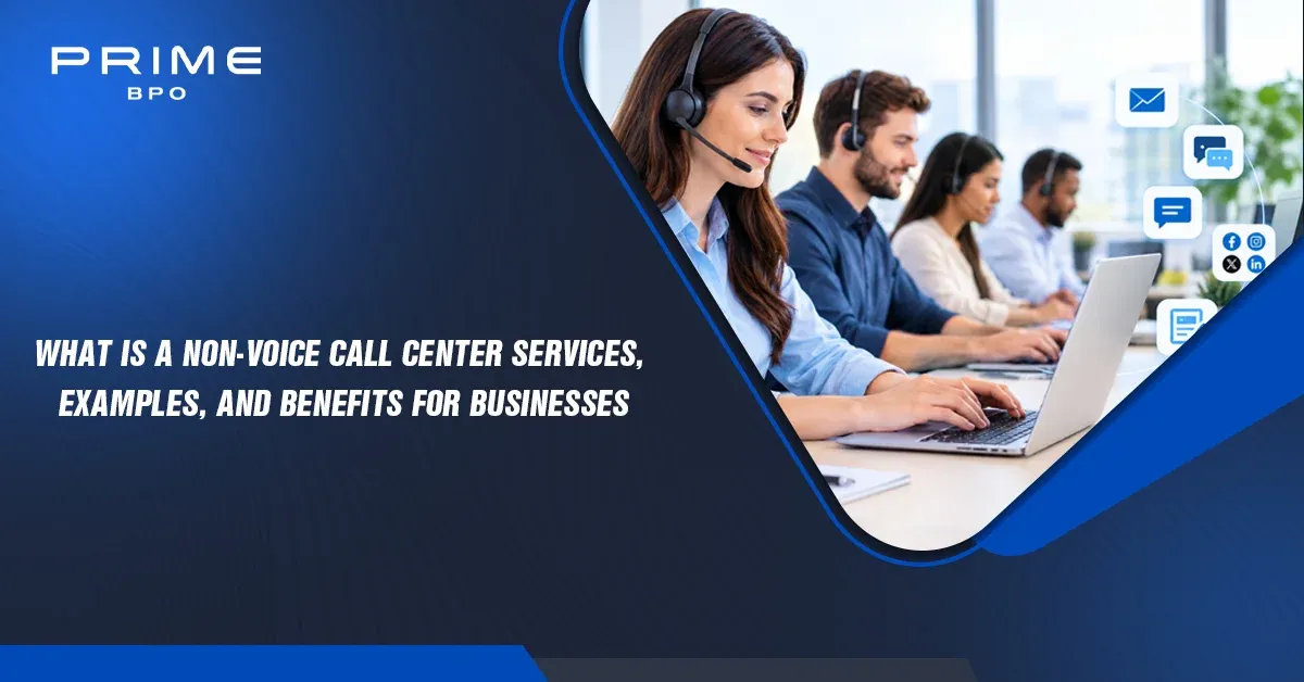 What is non voice call center
